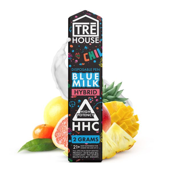 TRĒ House Disposable Vape Pen has 2 grams of live resin liquid budder. With about 800 puffs per rechargeable pen. Buy THC vape pen online